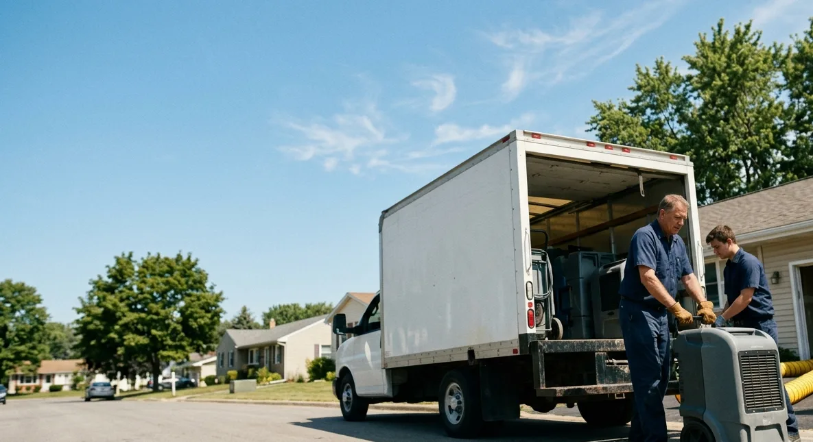 Water Damage Cleanup in Holmesville, OH near me